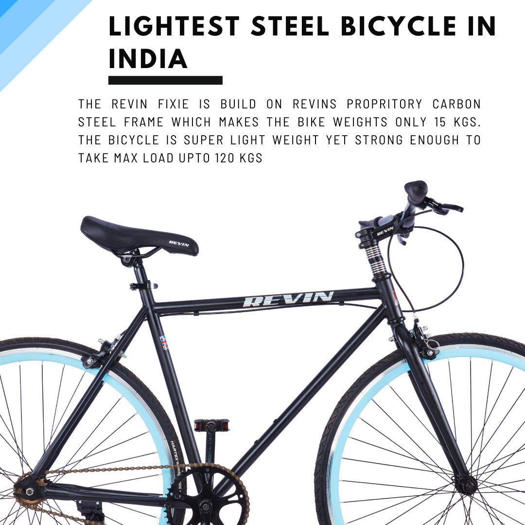 Revin Fixie Hybrid (Black Blue)