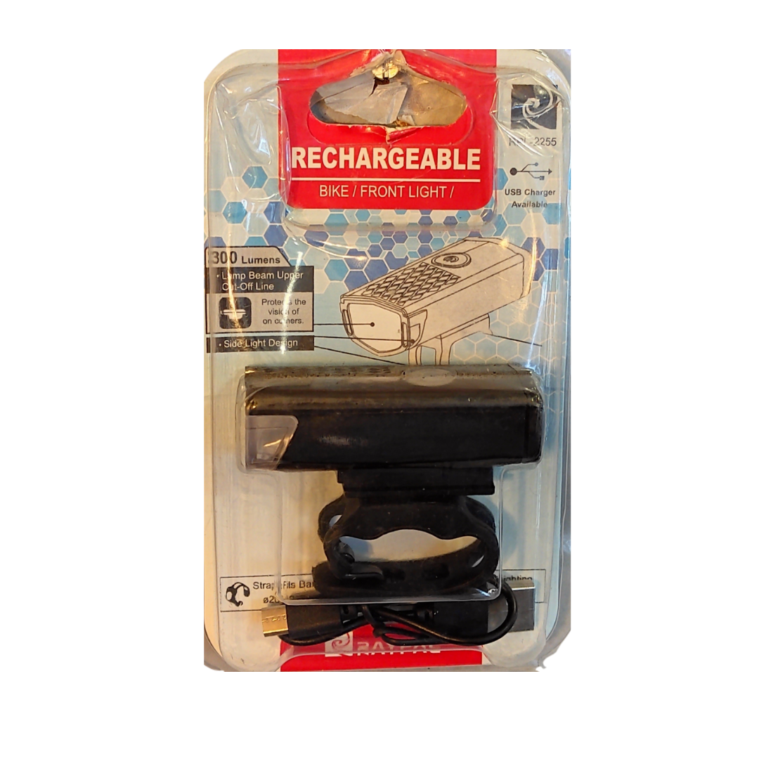 Rechargeable front light