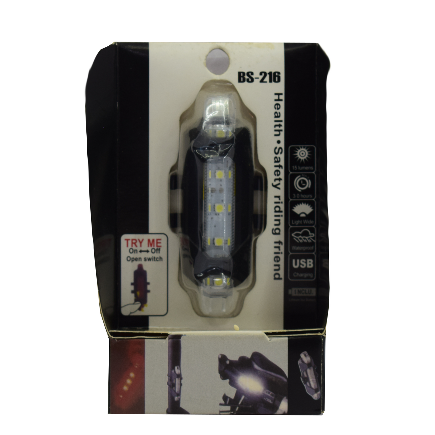 Rear light white
