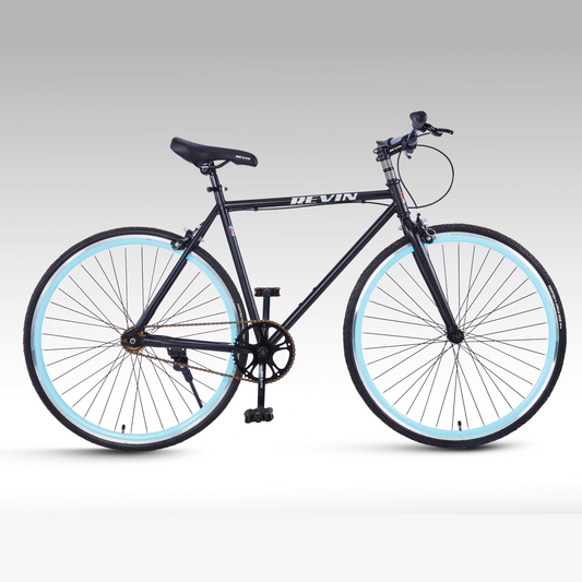 Revin Fixie Hybrid (Black Blue)