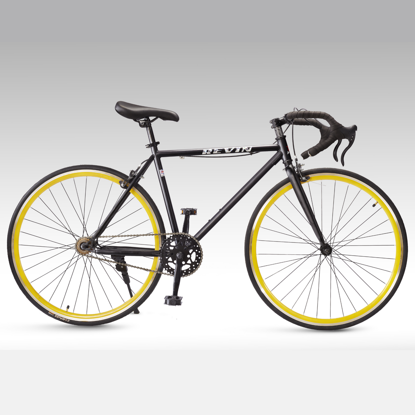 Revin Fixie (Black Yellow )