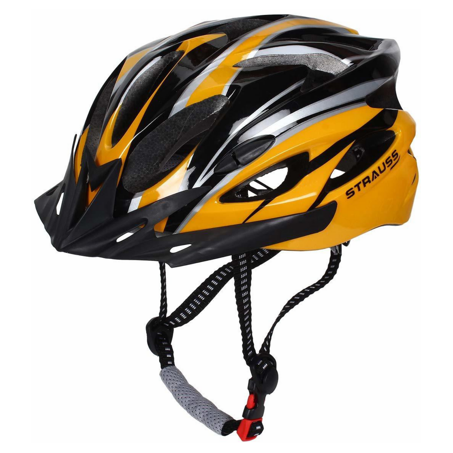 Black and yellow bike helmet 2025