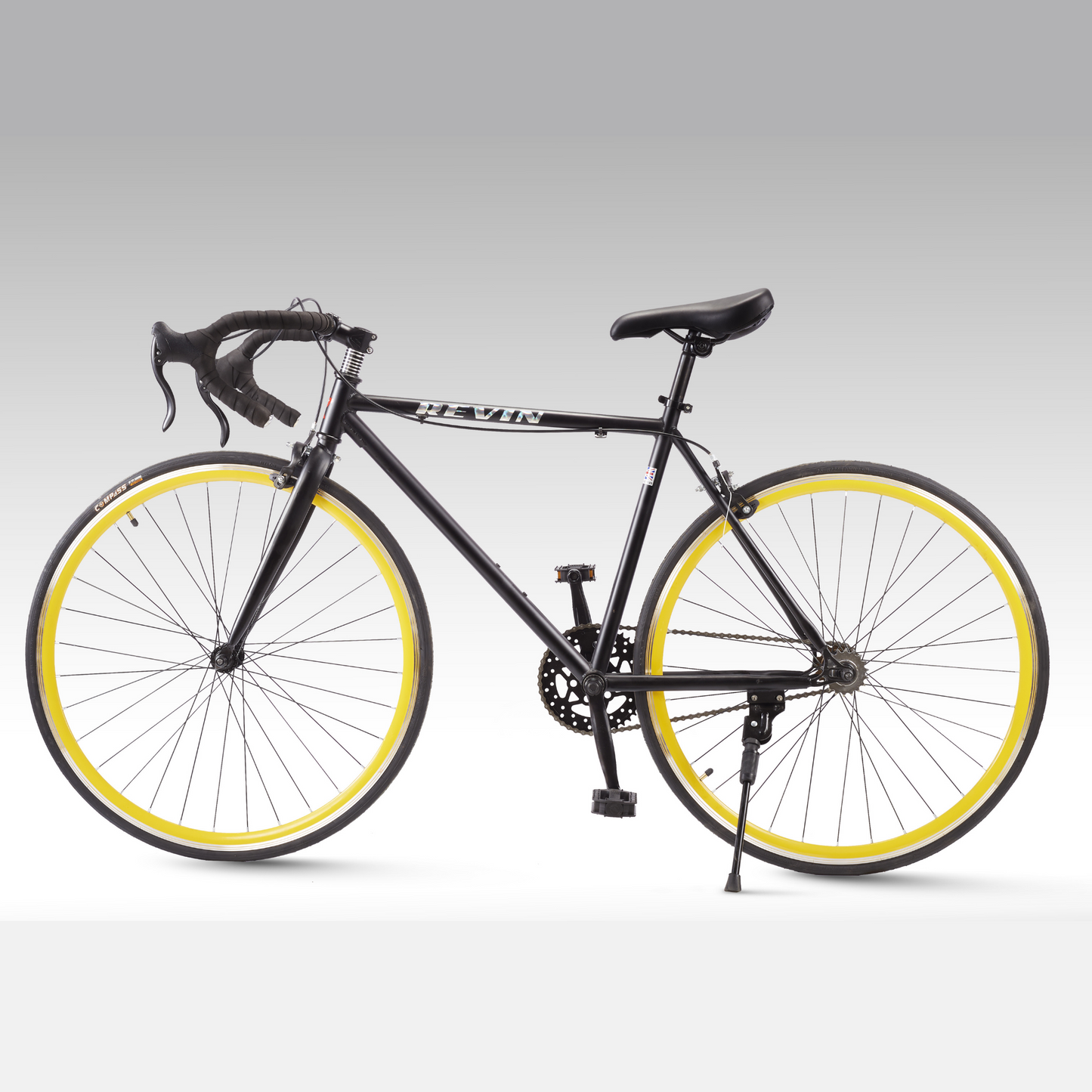 Revin Fixie (Black Yellow )